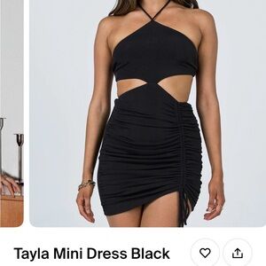 Tayla Black Mini Dress
